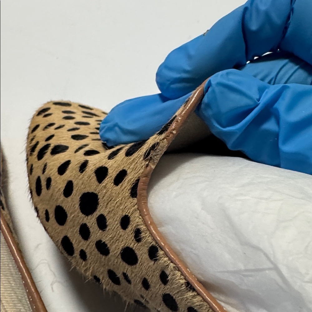 Dolce Vita Women's Leopard Spot Slip-On Mules - Tan & Black - Picture 5 of 7